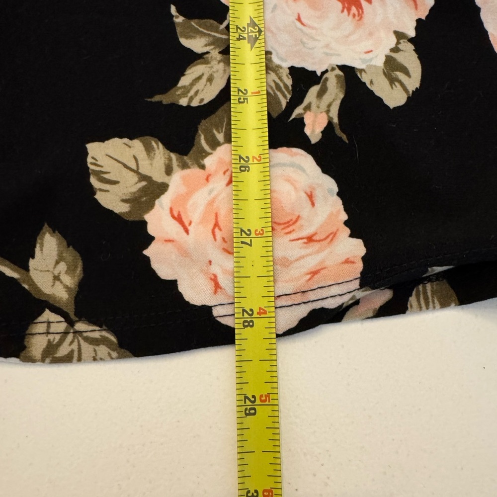 Show Me Your MuMu Black Pink Floral Sleeveless Blouse Oversized Carter Tunic - Picture 6 of 7
